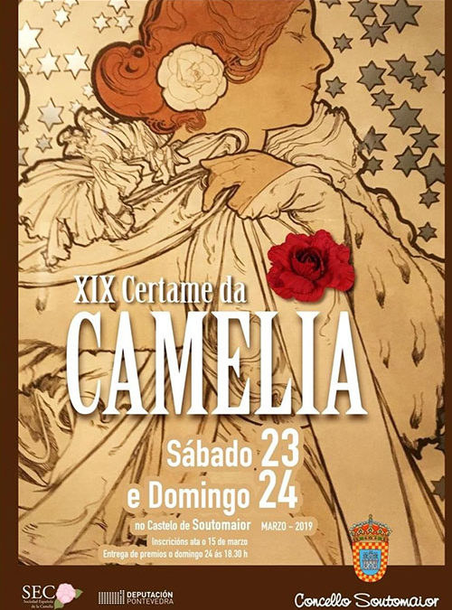 XIX Certamen de la Camelia – Sábado 23 y domingo 24 de marzo – Castillo de Soutomaior