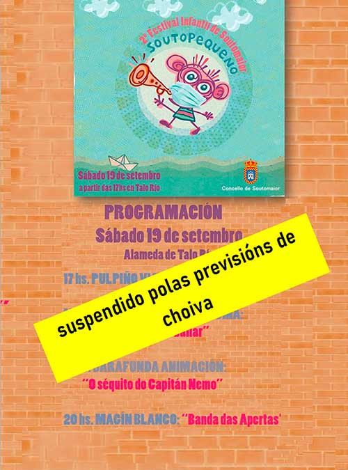 2º Festival Infantil de Soutomaior – «outopequeno» – Suspendido por las previsiones de lluvia